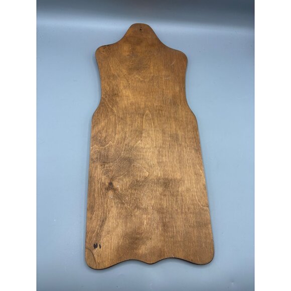 Vtg 70s Wooden Owl Wall Hanging Cork Board Boho Retro Bulletin Board - Picture 4 of 5